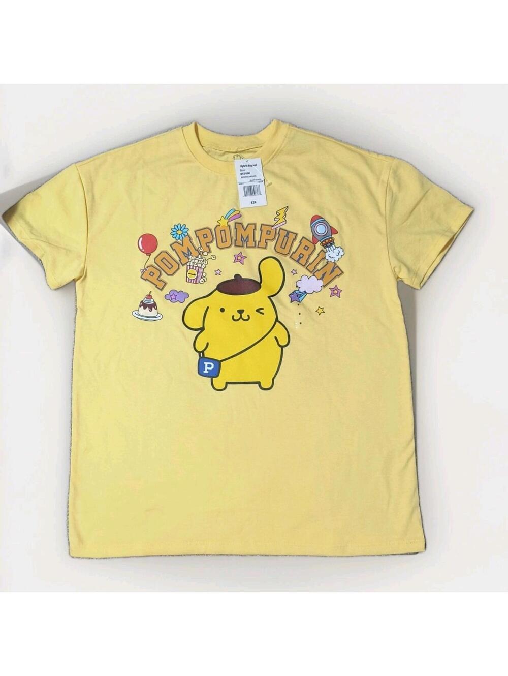 Nwt Sanrio Pompompurin Pom Pom Purin T-Shirt Size Medium